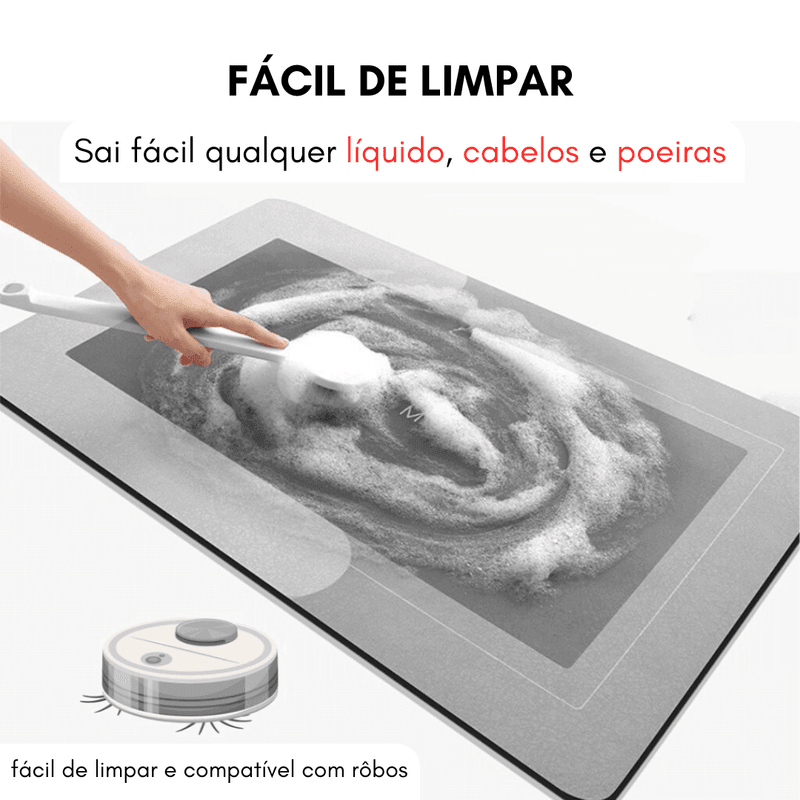 Tapete Antiderrapante e Absorvente Premium - Lojas Casa Saintelle