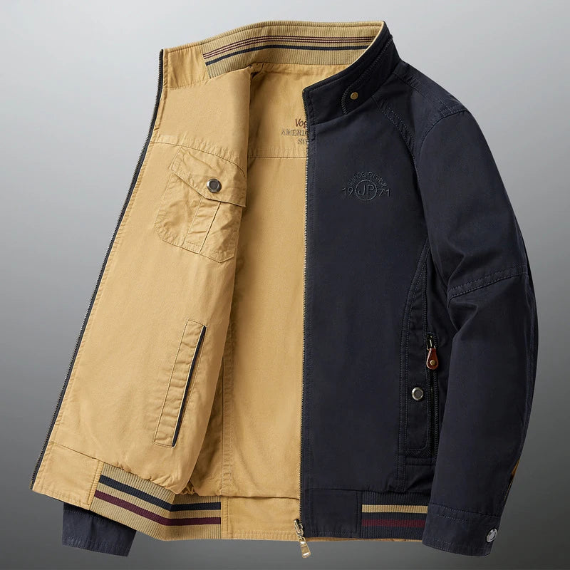 Casaco Masculino Militar Reversível de Algodão - (Promoção de Inverno 2025)