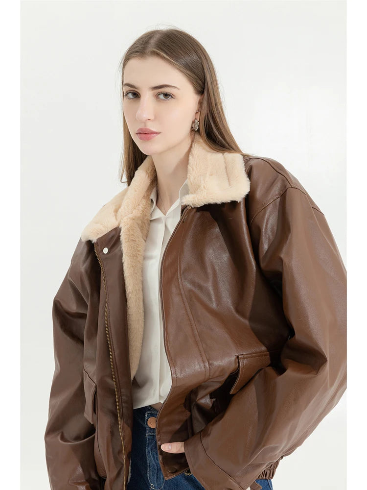 Jaqueta Feminina Para Inverno Estilo Vintage - (Promoção de Inverno 2025)
