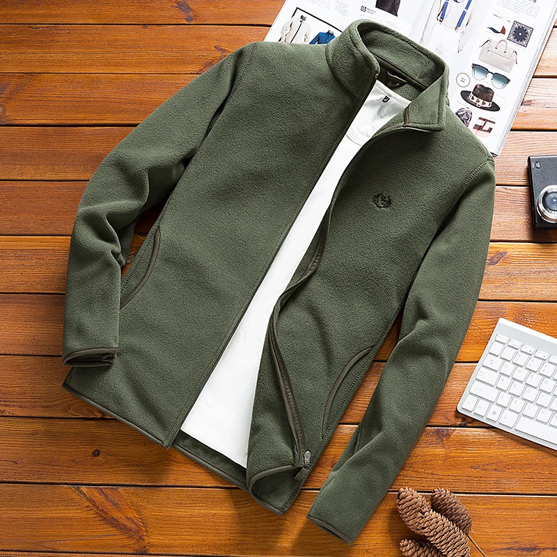 Jaqueta Masculina Tactical de Softshell com Forro Fleece - Impermeável, Térmica e Resistente ao Vento - (Promoção de Inverno 2025)