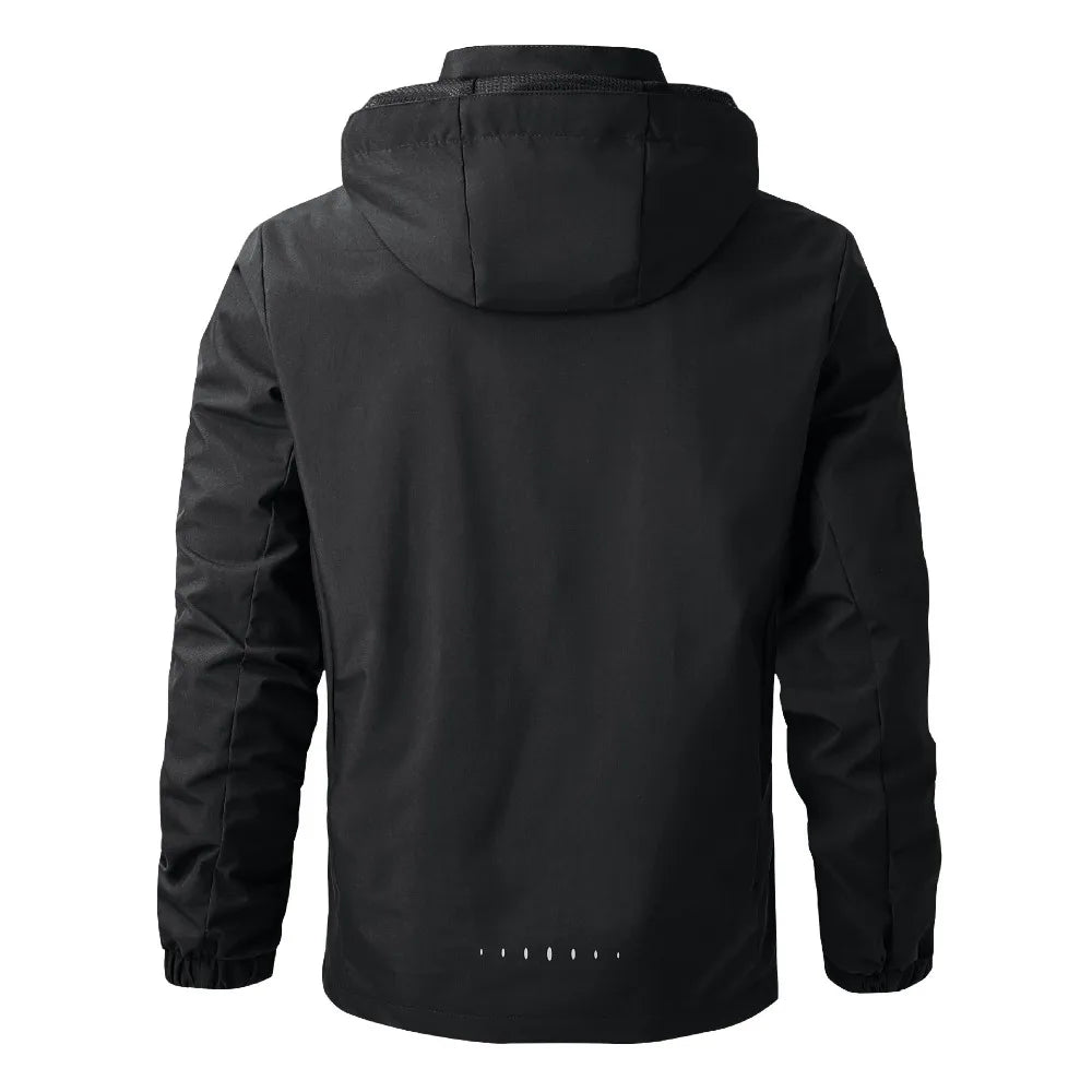 Jaqueta Masculina Impermeável Leve com Capuz para Trilhas e Escaladas - (Promoção de Inverno 2025)