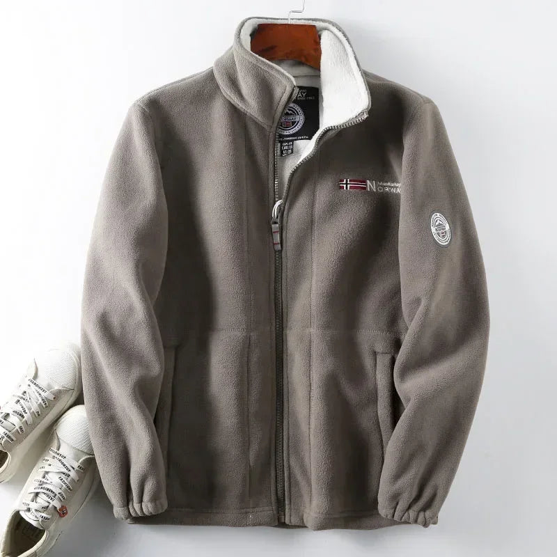 Casaco Masculino de Inverno Parka de Lã Premium - (Promoção de Inverno 2025)