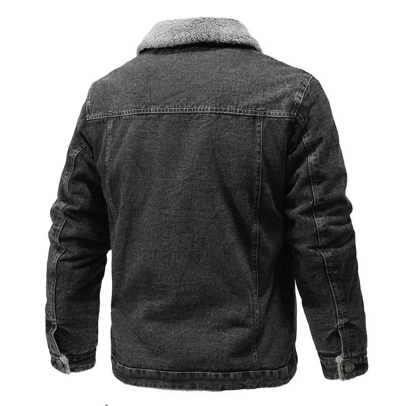 Jaqueta Masculina Jeans com Forro - (Promoção de Inverno 2025)