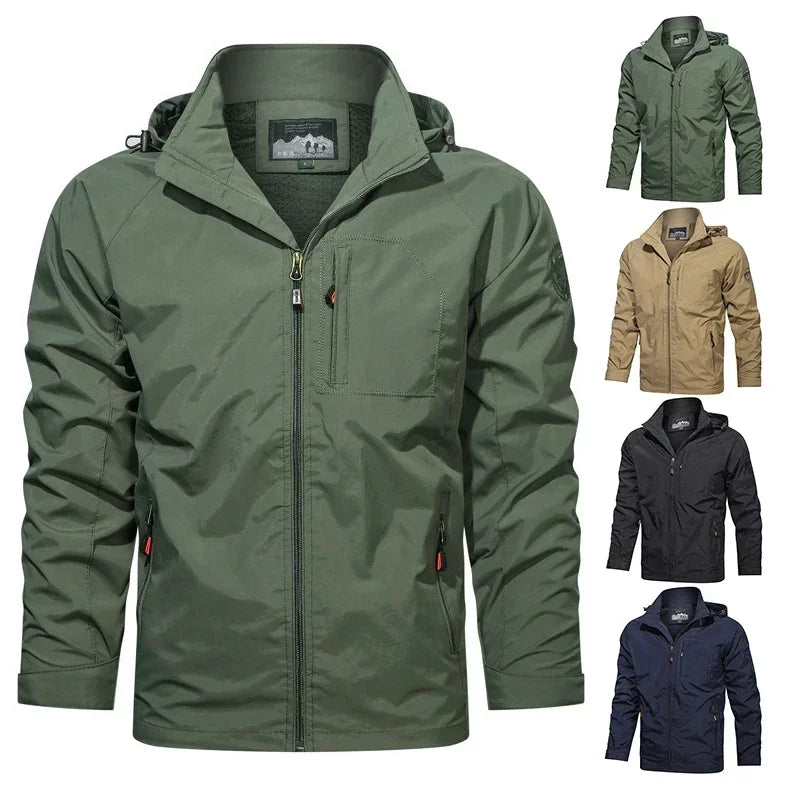 Jaqueta Tática Masculina Impermeável - (Promoção de Inverno 2025)