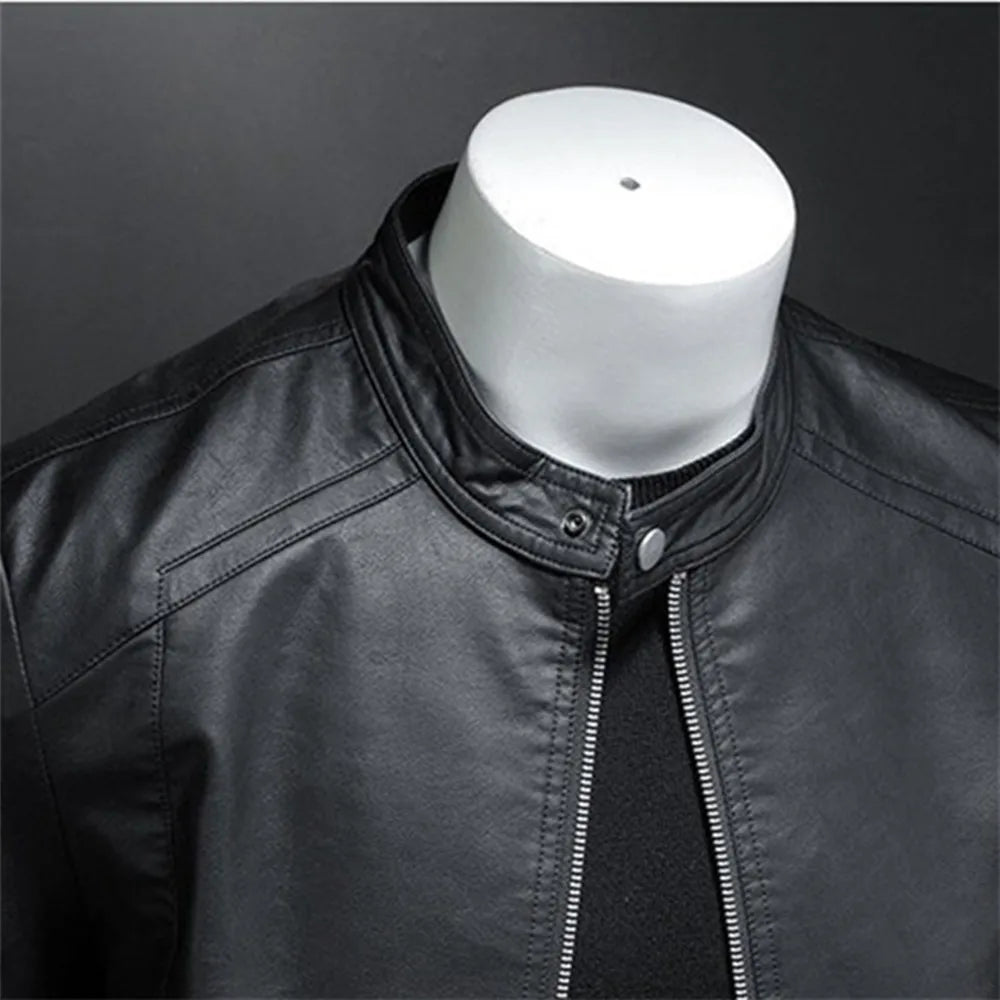 Jaqueta Masculina Gola Alta Slim - (Promoção de Inverno 2025)