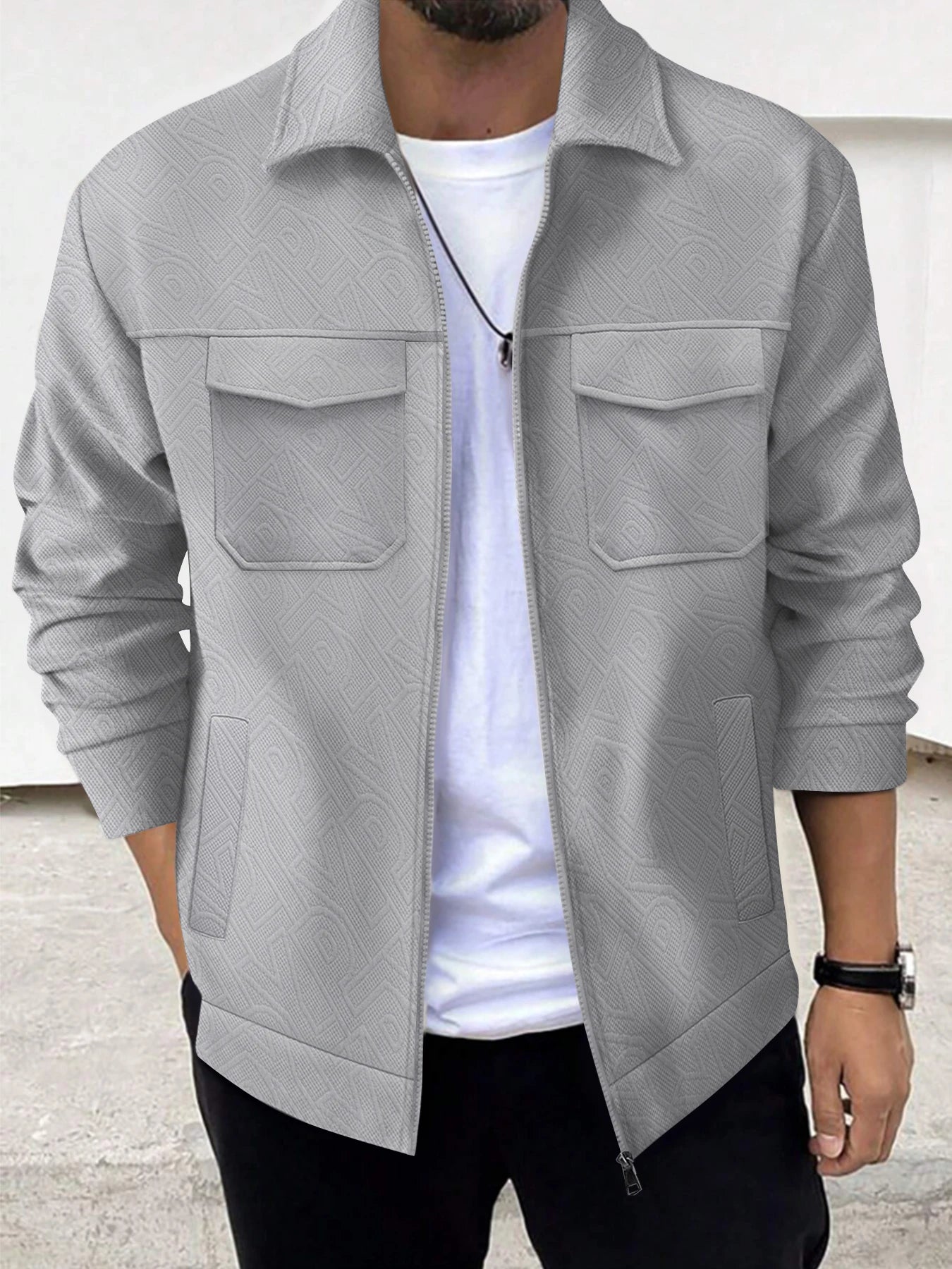 Casaco Masculino Para Inverno Gola Lapel - (Promoção de Inverno 2025)