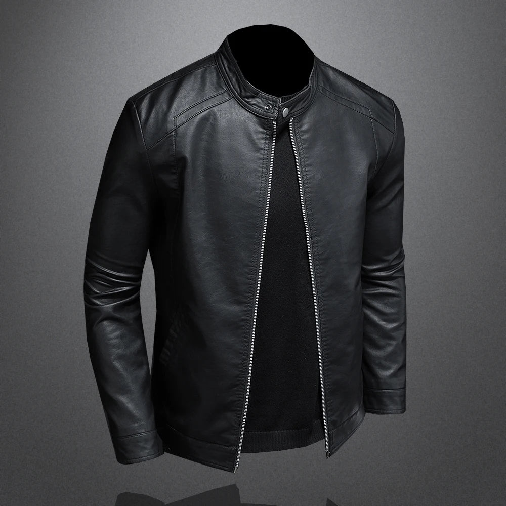 Jaqueta Masculina Gola Alta Slim - (Promoção de Inverno 2025)