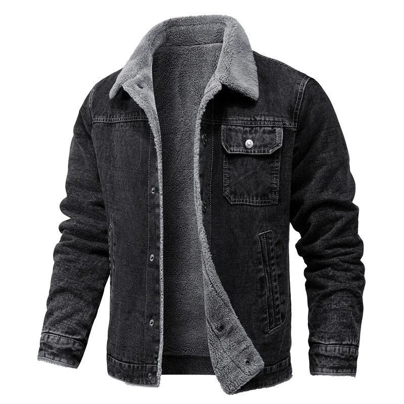 Jaqueta Masculina Jeans com Forro - (Promoção de Inverno 2025)