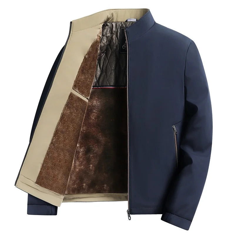 Jaqueta Masculina Peluciada Para Inverno com Forro – (Promoção de Inverno 2025)