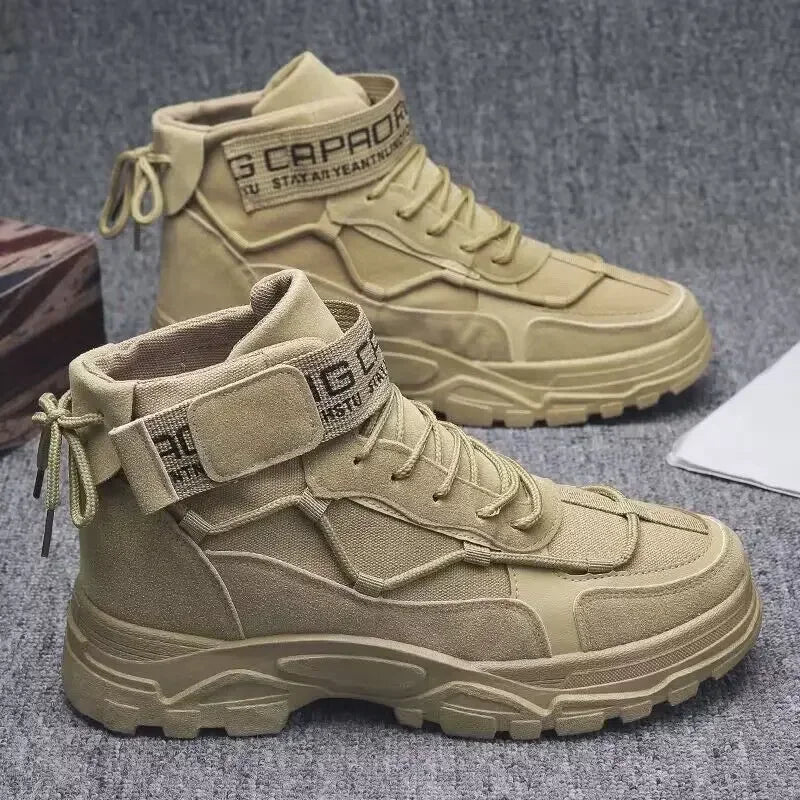 Bota Masculina Estilo Britânico Antiderrapante Confortável (Promoção de Inverno 2025)