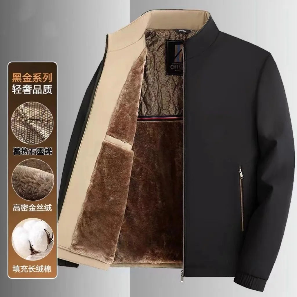 Jaqueta Masculina Peluciada Para Inverno com Forro – (Promoção de Inverno 2025)