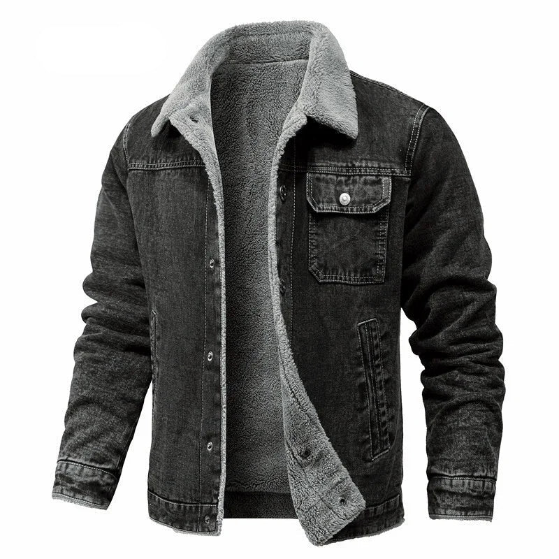 Jaqueta Masculina Jeans com Forro - (Promoção de Inverno 2025)
