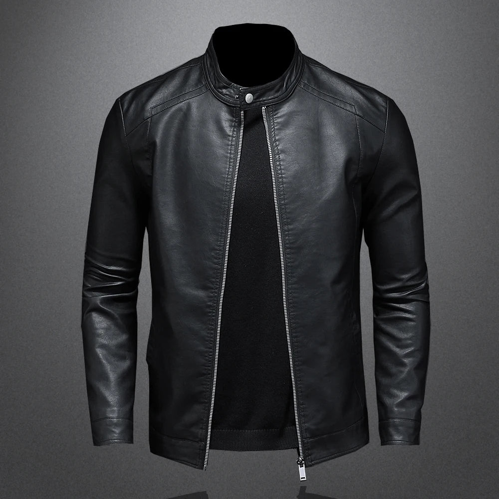 Jaqueta Masculina Gola Alta Slim - (Promoção de Inverno 2025)