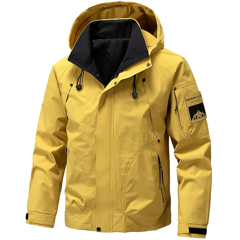 Jaqueta Masculina Impermeável Softshell com Capuz - (Promoção de Inverno 2025)