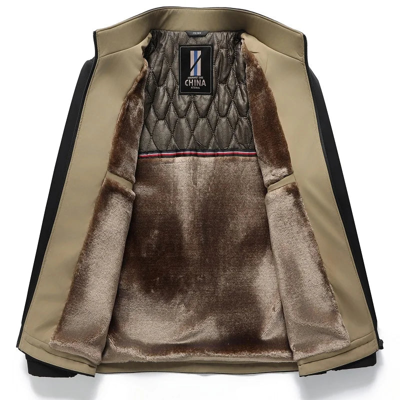 Jaqueta Masculina Peluciada Para Inverno com Forro – (Promoção de Inverno 2025)