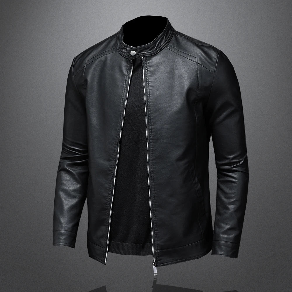 Jaqueta Masculina Gola Alta Slim - (Promoção de Inverno 2025)