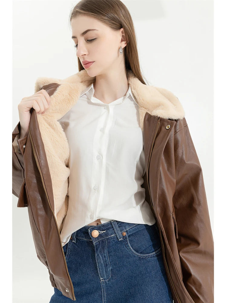Jaqueta Feminina Para Inverno Estilo Vintage - (Promoção de Inverno 2025)