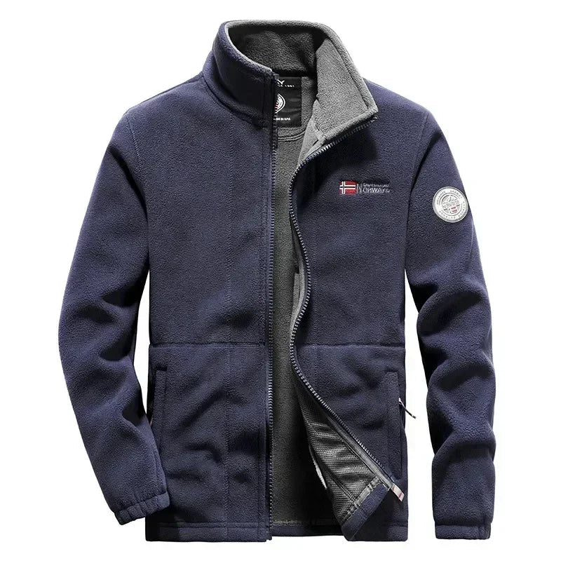 Jaqueta Masculina Polar Para Inverno com Bolsos - (Promoção de Inverno 2025)