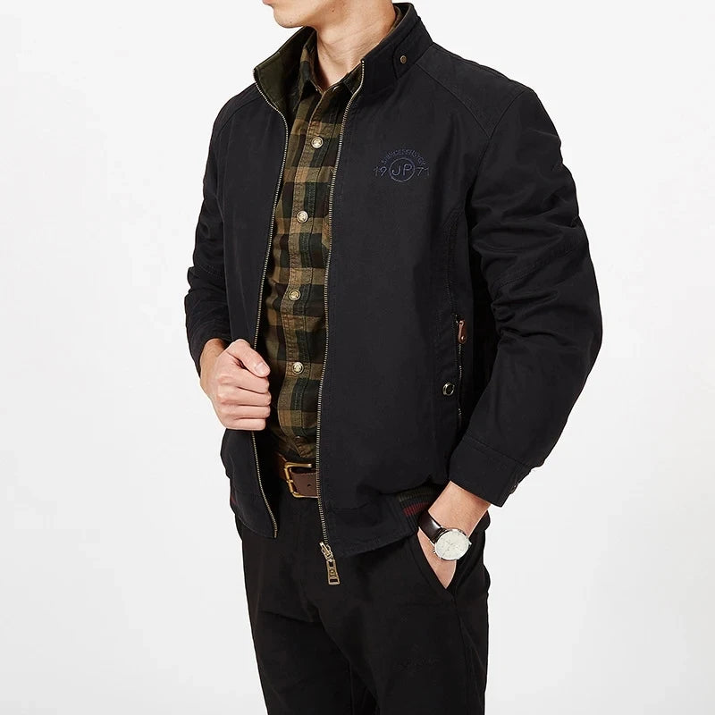 Casaco Masculino Militar Reversível de Algodão - (Promoção de Inverno 2025)