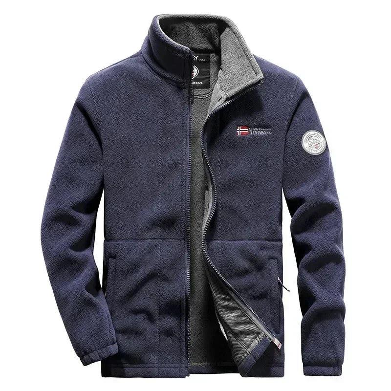 Jaqueta Masculina Polar Para Inverno com Bolsos - (Promoção de Inverno 2025)