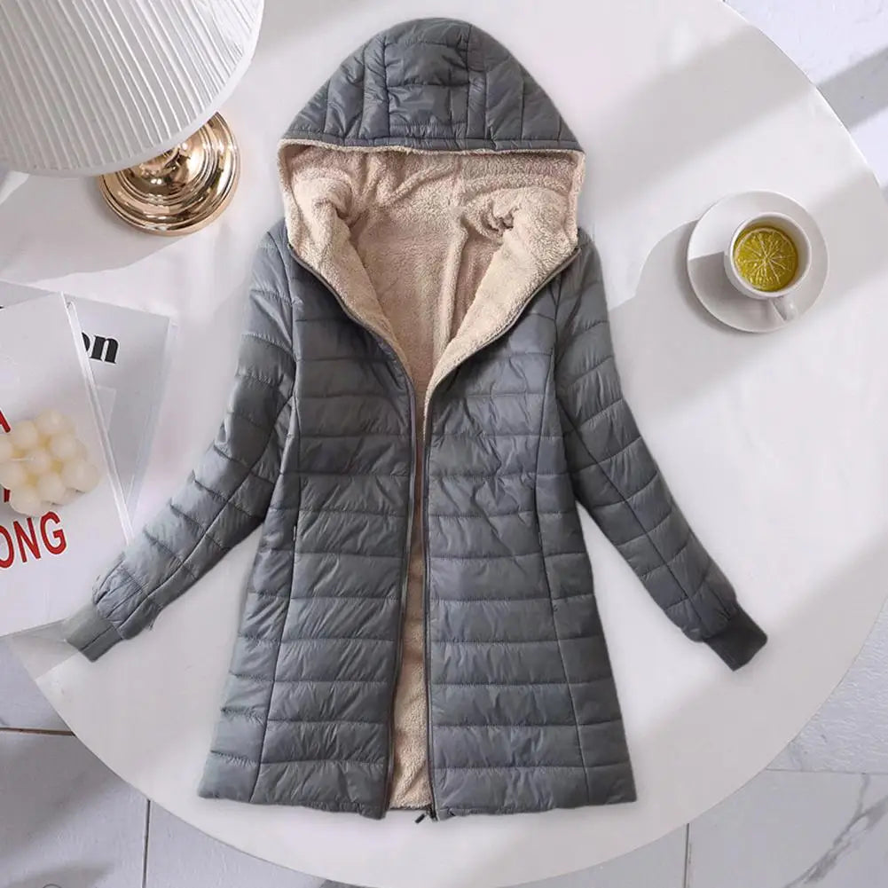 Casaco Feminino Longo Para Inverno Elegante - (Promoção de Inverno 2025)