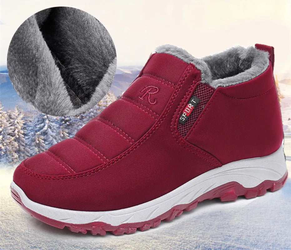 Bota Unissex Para Inverno Impermeável com Forro (Promoção de Inverno 2025)