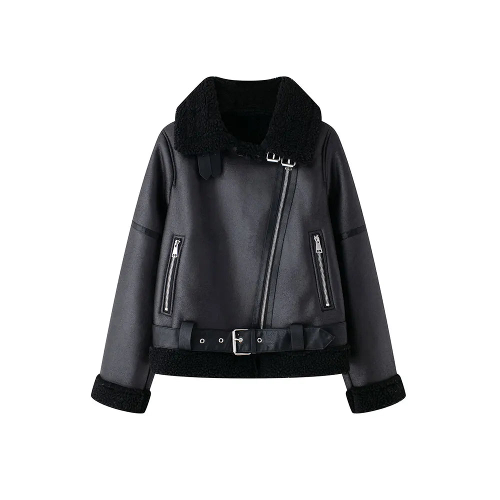 Jaqueta Feminina Para Inverno Estilo Elegante com Detalhe em Cinto - (Promoção de Inverno 2025)