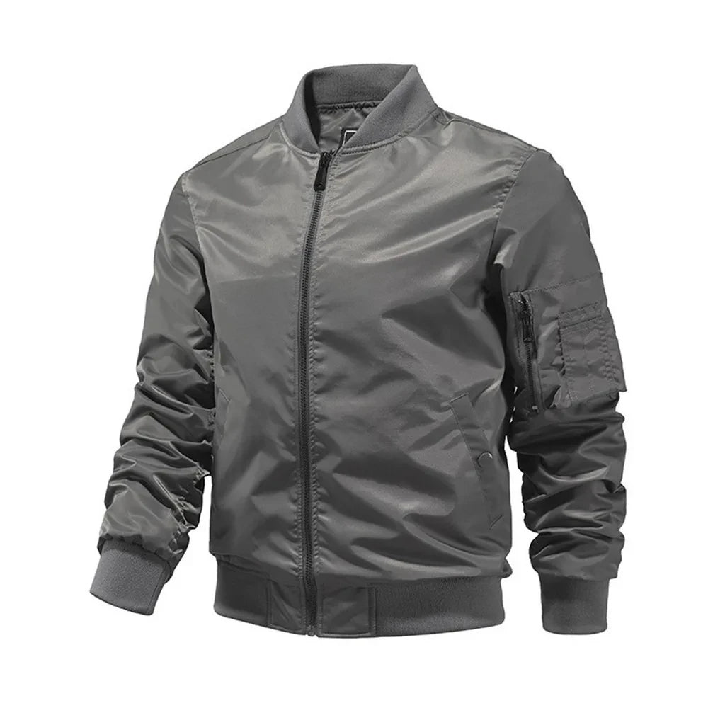 Jaqueta Masculina Bomber Monocromática - (Promoção de Inverno 2025)