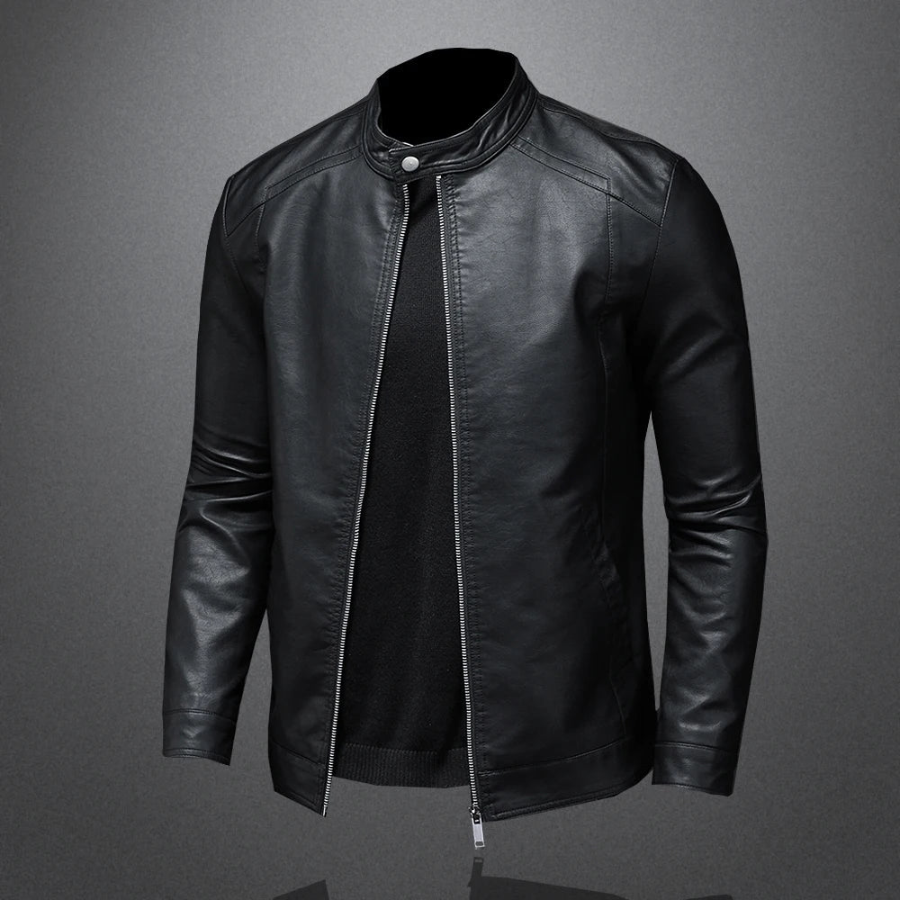 Jaqueta Masculina Gola Alta Slim - (Promoção de Inverno 2025)