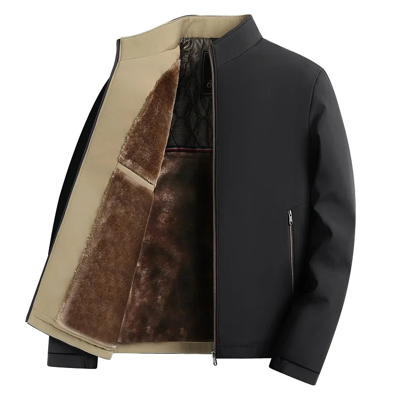 Jaqueta Masculina Peluciada Para Inverno com Forro – (Promoção de Inverno 2025)