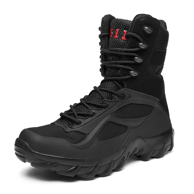 Bota Tática Masculina Leve Antiderrapante - (Promoção de Inverno 2025)