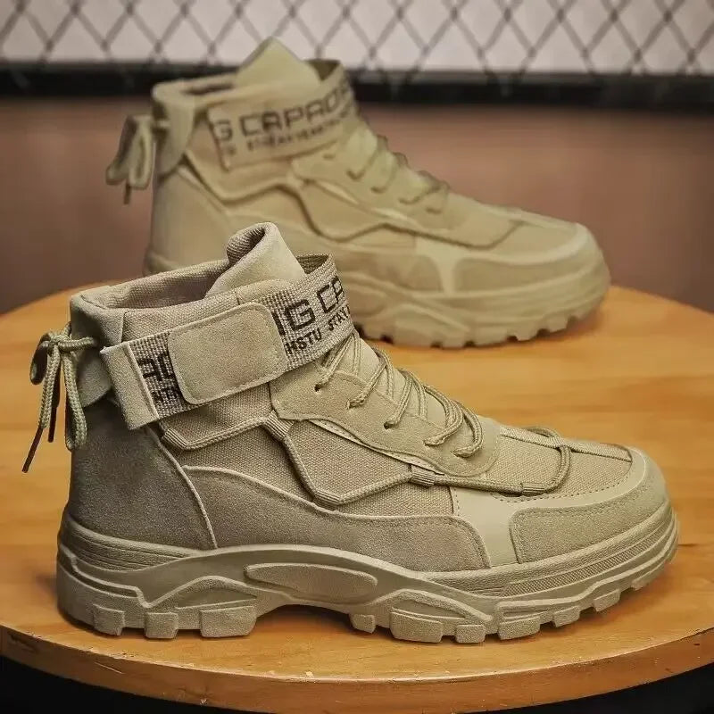 Bota Masculina Estilo Britânico Antiderrapante Confortável (Promoção de Inverno 2025)