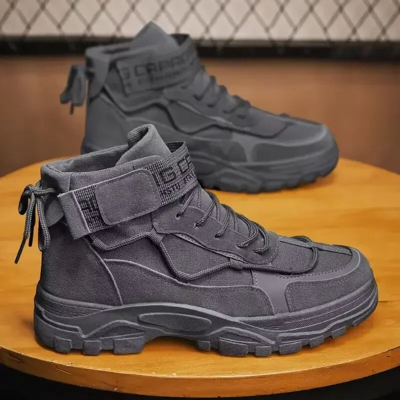 Bota Masculina Estilo Britânico Antiderrapante Confortável (Promoção de Inverno 2025)