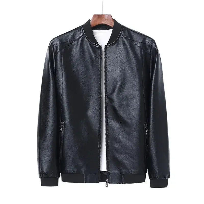 Jaqueta Masculina Estilo Motociclista Coreano - (Promoção de Inverno 2025)