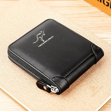 Carteira De Couro De Luxo Masculina - Terrazo Kangoroo ( PROMOÇÃO ELEGÂNCIA 2025 )