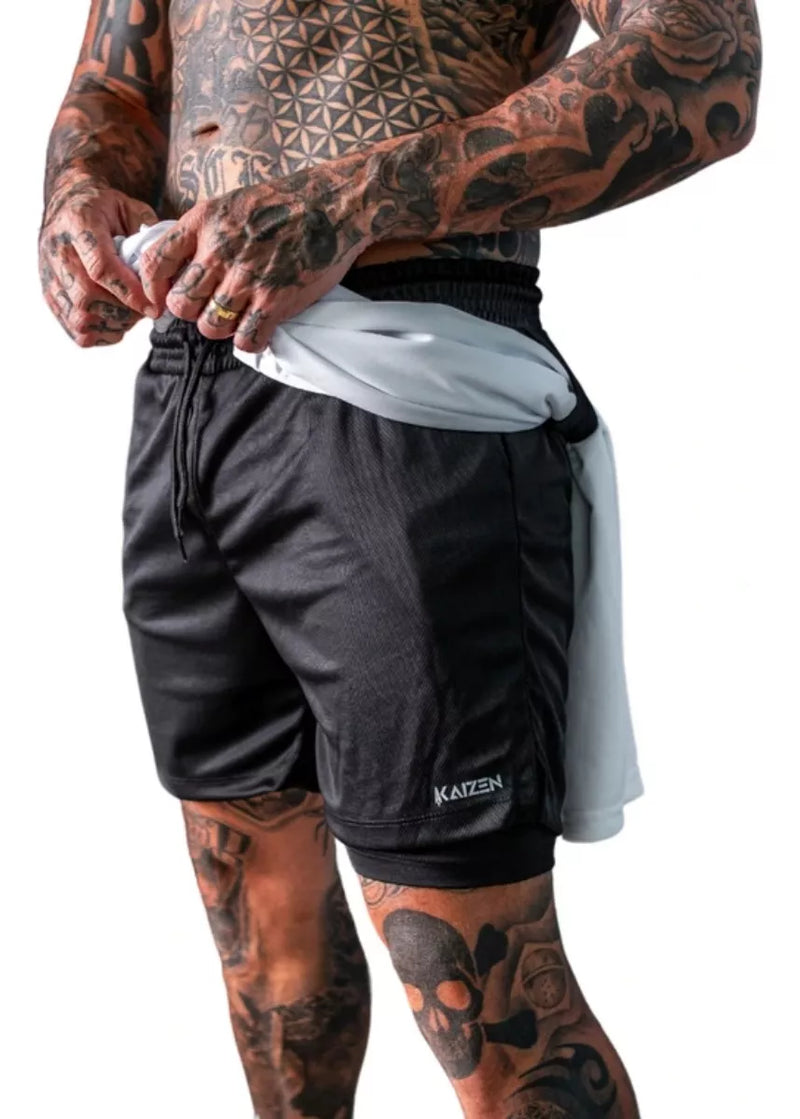 SHORT FREYR KAIZEN ACTIVE - PRETO