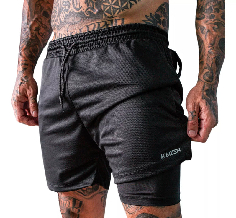 SHORT FREYR KAIZEN ACTIVE - PRETO