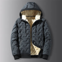 Casaco Masculino de Inverno com Capuz Forro Polar Gola Alta - (Promoção de Inverno 2025)