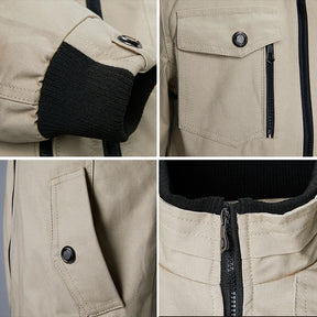 Jaqueta Masculina Casual Estilo Militar e Motociclístico - (Promoção de Inverno 2025)