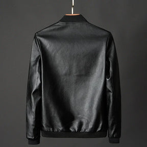 Jaqueta Masculina Estilo Motociclista Coreano - (Promoção de Inverno 2025)