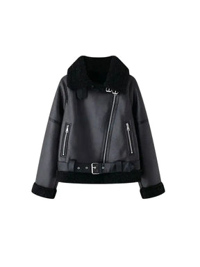Jaqueta Feminina Para Inverno Estilo Elegante com Detalhe em Cinto - (Promoção de Inverno 2025)