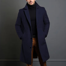 Jaqueta Longa Masculina de Inverno Lã Premium - (Promoção de Inverno 2025
