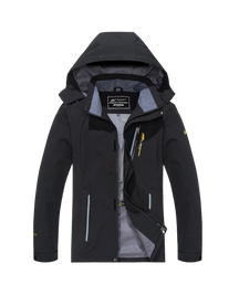 Jaqueta Masculina Impermeável para Trilha e Pesca com Proteção Contra Vento - (Promoção de Inverno 2025)