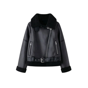 Jaqueta Feminina Para Inverno Estilo Elegante com Detalhe em Cinto - (Promoção de Inverno 2025)
