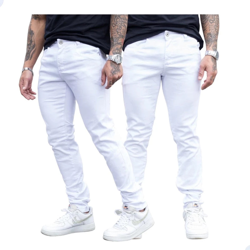 JEANS JAXON - BRANCO