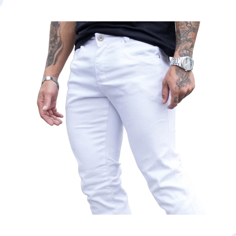 JEANS JAXON - BRANCO