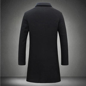Jaqueta Longa Masculina de Inverno Lã Premium - (Promoção de Inverno 2025