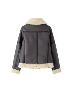 Jaqueta Feminina Para Inverno Estilo Elegante com Detalhe em Cinto - (Promoção de Inverno 2025)