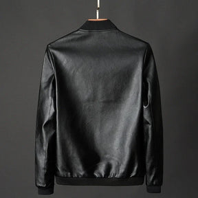 Jaqueta Masculina Estilo Motociclista Coreano - (Promoção de Inverno 2025)