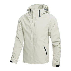 Jaqueta Masculina Impermeável Leve com Capuz para Trilhas e Escaladas - (Promoção de Inverno 2025)